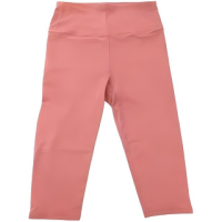 Women's Pink High-Waisted Capri Leggings